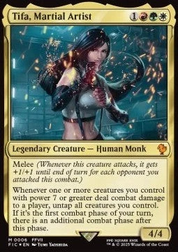 Magic/MTG Tifa, Martial Artist FIC-6 Mythic Deutsch Neu Foil - Bild 1 von 2
