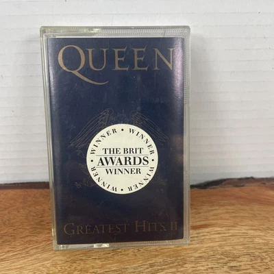 Queen Greatest Hits II Cassette Tape 1991 Parlophone Radio Ga Ga Under Pressure - Image 1 of 4