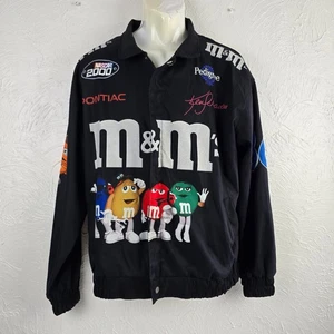 Vintage M&M’s Racing Jacke Herren Große L Ken Schrader NASCAR 2000 Pontiac - Bild 1 von 16