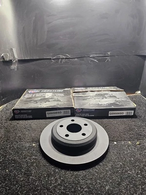 (CANTIDAD 2) Rotor de disco de freno trasero para Jeep Grand Cherokee 2011-2022 G09508SD Foto 1 de 4