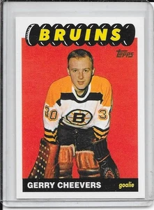 2001-02 Topps Gerry Cheevers Rookie Reimpresiones #4 - Imagen 1 de 2