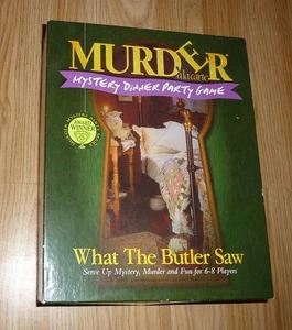 Vintage What The Butler Saw Board Game 1999 Murder Mystery Dinner Party Game - Picture 1 of 5