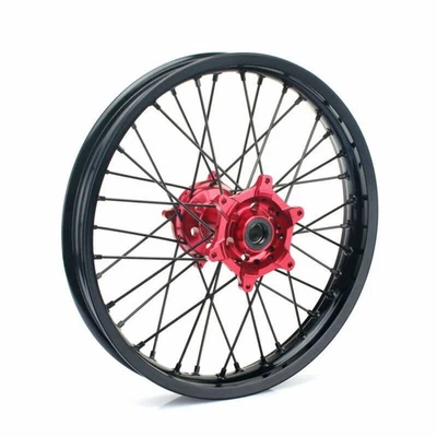 CRF450RX For Honda 19"x2.15" CNC Rear Wheel Red Hub CRF450R CRF250R 14+ CRF250RX Foto 1 de 4