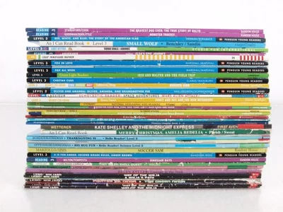 Leveled Reader Books Level 3 Lot of 41 Scholastic I Can Step Into Ready To Read - Image 1 of 4