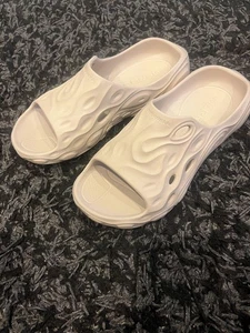 Merrell Hydro Slide 2 Sandals Men 7 US/6 UK Ivory Mint Unisex Slide Sandals - Picture 1 of 5