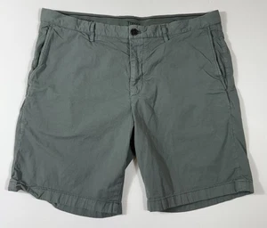 Pantalones Cortos Chinos Theory Para Hombre 36 Verde 9" Entrepierna Elastizados Frente Plano - Imagen 1 de 7