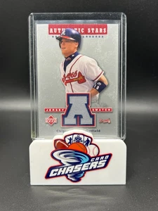 2003 Upper Deck Authentic Stars Chipper Jones Jersey Worn Patch - Bild 1 von 2