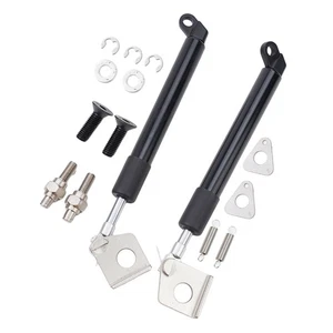 Rear Tail Gate Strut Damper Shock Slow Down Strut Support 2PCS Black New - Picture 1 of 12