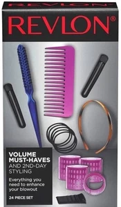 NEW Revlon 24-Piece Volume Must-Haves & Second Day Styling Kit. - Picture 1 of 7
