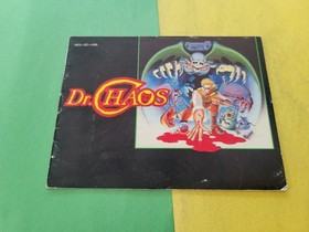 Dr Chaos Nintendo NES Instruction Manual Booklet
