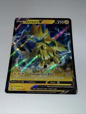 Pokemon: Zeraora V SWSH263 SWSH: Sword & Shield Promo Cards Holo (NM) - Image 1 of 2