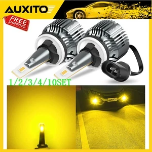 AUXITO 880 881 893 LED Light Fog 3000K Gloden Yellow Bulb Super Bright 1~10Set - Picture 1 of 10