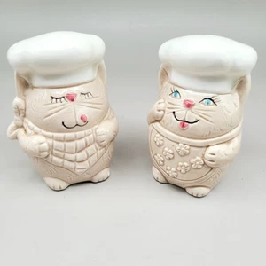 Vintage Chef Katze Keramik Salz & Pfefferstreuer aus Japan - Bild 1 von 9