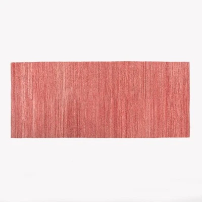 2003 Michaelian & Kohlberg KCast 红色手工编织羊毛地毯 Genzyme 4x10 英尺 — 第 1/4 张图片