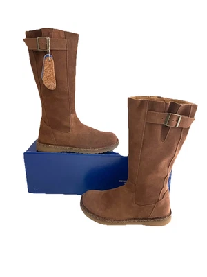 Birkenstock Women's Melrose High Suede Boots Espresso Brown Suede Size 6 37 New - Изображение 1 из 4