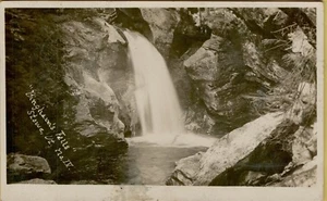 Landscape View Bingham's Falls Stowe Vermont VT RPPC Postcard C39 - Picture 1 of 2