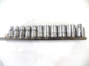 Vint Craftsman 1/4 Dr 6-Pt SAE Steckschlüsselsatz 12-teilig 5/32"-1/2" -V-/-VV- Made in USA - Bild 1 von 4