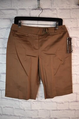 Pantalones Cortos Dana Buchman Burmuda - Mujer 8 - NUEVO Foto 1 de 4