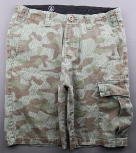 Herren Volcom Camouflage Cargo Shorts grün Größe 30 (Msr 31x9) - Bild 1 von 12