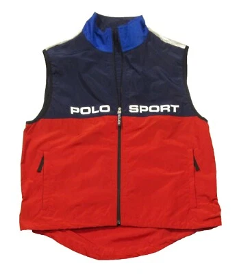 Polo Sport Ralph Lauren Men's Red, Navy, Silver Lightweight Full Zip Vest - Image 1 of 4
