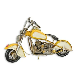 9932126-d Nostalgisches Modell-Auto Oldtimer Motorrad 31x22x53cm - Picture 1 of 1