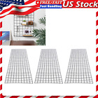 Wire Grid Panel Metal Wall Mount Photo Panel Picture Display Grid Home US
