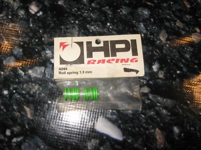 RC HPI Racing Shock Shocks Spring Springs mm Green (2) A086 - Image 1 of 2