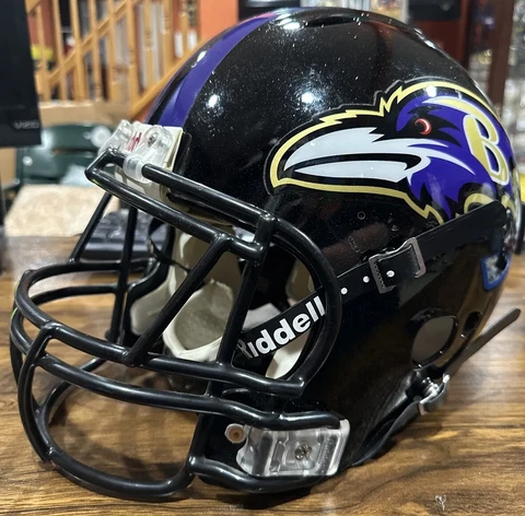 2009 BALTIMORE RAVENS NFL Riddell Full Size Authentic Football Helmet Cover