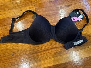 WACOAL 34C #856367 AWARENESS WIRE FREE LIGHTWEIGHT SPACER BRA, Black, NWT - Picture 1 of 2