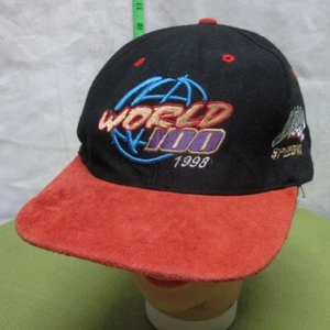 ELDORA SPEEDWAY baseball hat World 100 beat-up racing cap 1998 dirt late-model - Bild 1 von 4