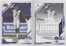 2019 Upper Deck CFL Blue Willie Jefferson #140