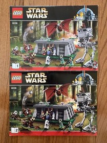 Manuals ONLY - Instructions books 1 & 2 Lego 8038 Star Wars Battle of Endor