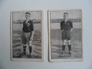 2 x Greiling Sammelbilder Vorkrieg Dresdner Sport-Verein Richter + Mücklich 1400 - Bild 1 von 2