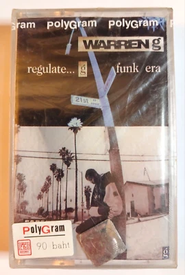 WARREN G - REGULATE G FUNK ERA - CASSETTE - THAI PRESSING - SEALED - SUPER RARE - Image 1 of 2