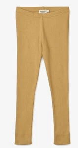 MarMar Copenhagen Kids Ribbed Cotton Leggings 5Y Dijon NWT - Picture 1 of 4