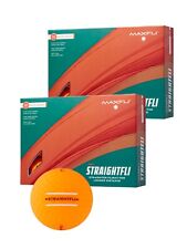 Maxfli 2023 Straightfli Golf Balls - MATTE ORANGE - 24 Pack - Bulk