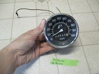 Velocímetro de moto de nieve vintage 79 Polaris Cobra 440 calibre MPH Foto 1 de 4