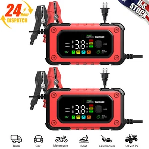 2X Battery Charger 7-Amp 12V For CRF110F KLX110 KLX140 KLX450R XR650 TTR110 - Picture 1 of 11