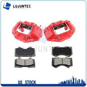 Pinzas de freno delanteras + pastillas de cerámica para Toyota Sequoia 2008 2009 2010 2011-2016 - Imagen 1 de 10