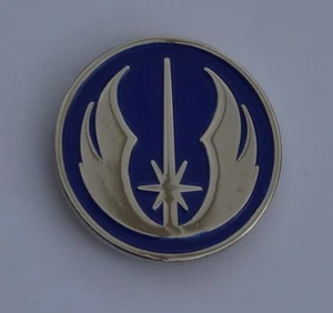 Star Wars Blue and Silver Jedi Order Emblem Quality Enamel Pin Badge - Picture 1 of 3