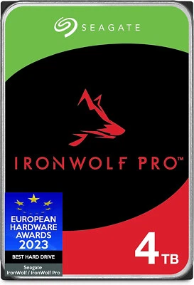Seagate 4TB IronWolf PRO 3.5" SATAIII HDD 256MB 7200 RPM NAS Internal Hard Drive - image 1 of 2