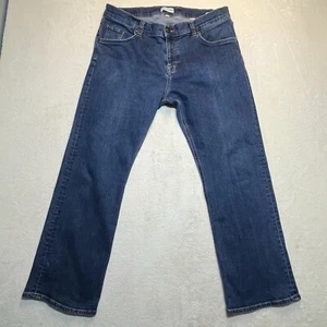 Tecovas Slim Denim Jeans Men’s Size 38x30 Dark Blue Stretch Classic - Picture 1 of 14