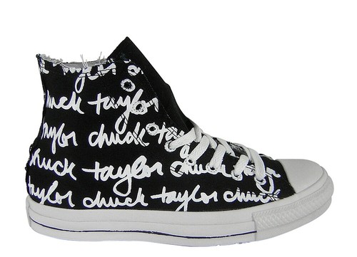 Converse CT Sketched Hi black taglia 37 euro scarpe sneakers nere 100033
