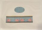 Needlepoint Oval Hinged Box Piggies CANVAS ONLY