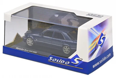 MERCEDES BENZ CLASS E W124 E60 AMG BLU 1994 SOLIDO S4313203 1:43 GERMANIA - Immagine 1 di 4