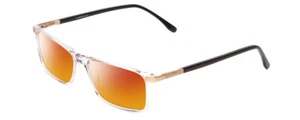 Big and Tall 23 Unisex Rectangle Polarized Sunglasses Crystal Clear 60 mm 4 OPT. - Picture 1 of 8