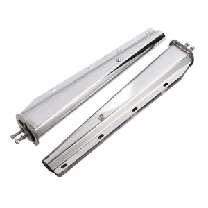 Chrome Steel Heavy Duty Straight Spring Loaded Mud Flap Hanger for Semi Trucks - Bild 1 von 1