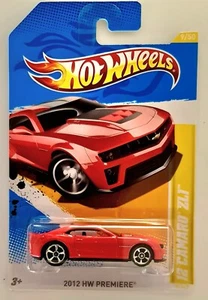 Hot Wheels '12 CAMARO ZL1 2012 HW PREMIERE Red 9 of 50 Cars #9/247 - Picture 1 of 7