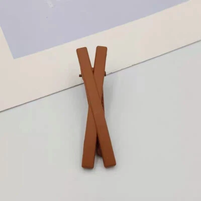 Pinza para el cabello moño horquilla mate color caramelo pasadores accesorios para el cabello moda Foto 1 de 4