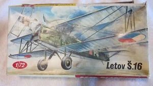 KP PLASTIKOVY  1/72 MODEL PLANE KIT LETOV S.16 - Picture 1 of 2